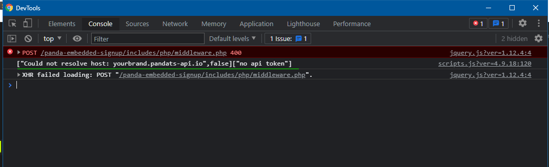 Troubleshooting Example